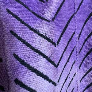 Tela: estampado africano morado