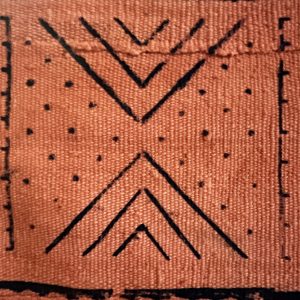 Tela: estampado africano naranja